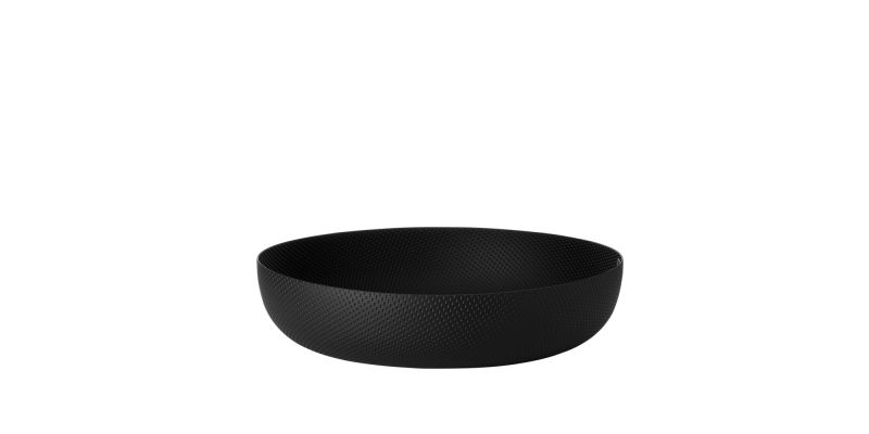 JM17/21 BT Round Fruit bowl Black Alessi SINGLE PIECES